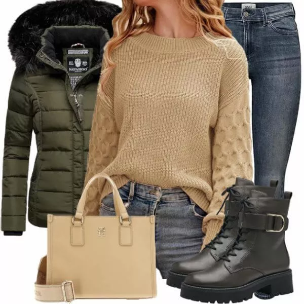 Winter Outfits Damen Komplette Outfit