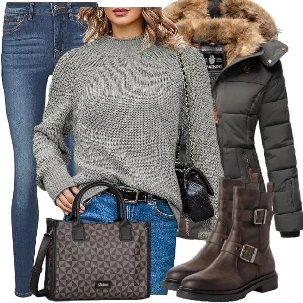 Winter Outfits Komplette Outfit für Frauen