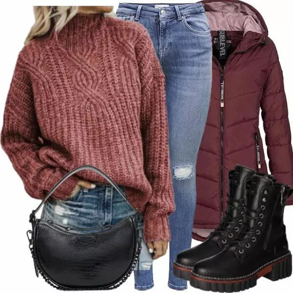 Winter Outfits Komplette Outfit für Frauen