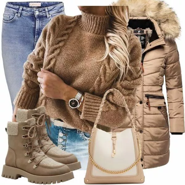 Winter Outfits Komplette Outfit für Frauen