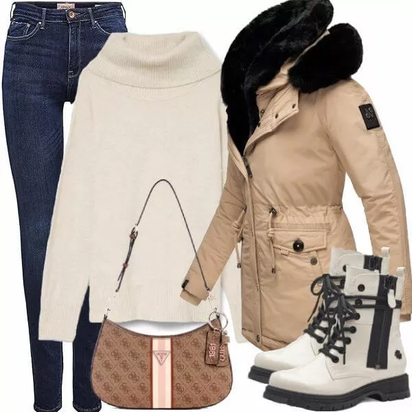 Winter Outfits Komplette Outfit für Frauen