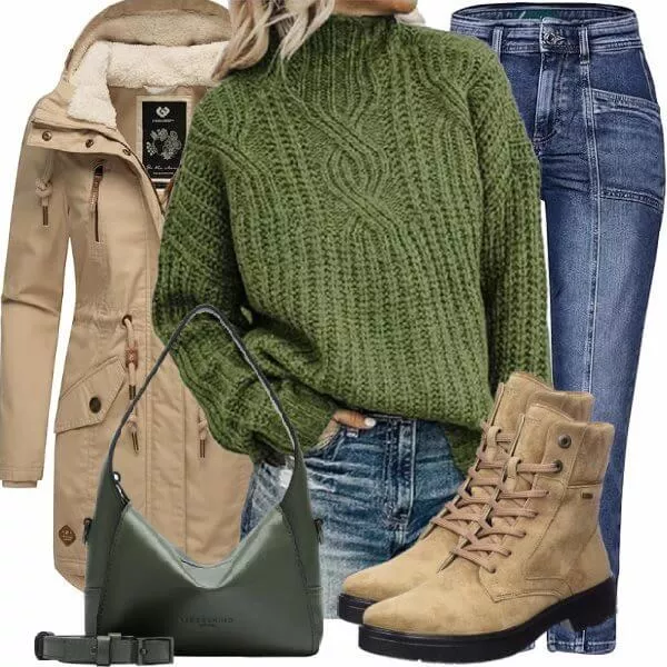 Winter Outfits Komplette Outfit für Frauen