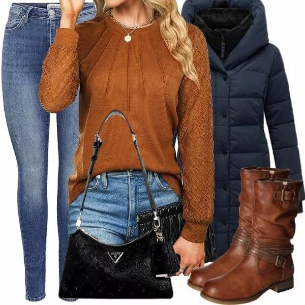 Winter Outfits Damen Komplette Outfit