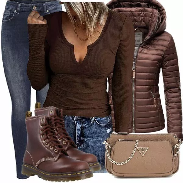 Winter Outfits Damen Komplette Outfit