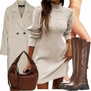 Winter Outfits Coller Look für den Winter