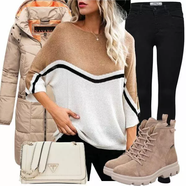 Winter Outfits Damen Komplette Outfit