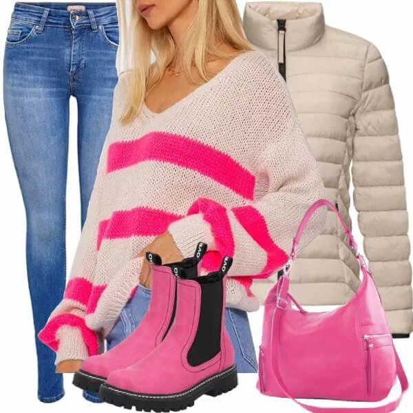 Winter Outfits Moderner Winter-Look Outfit