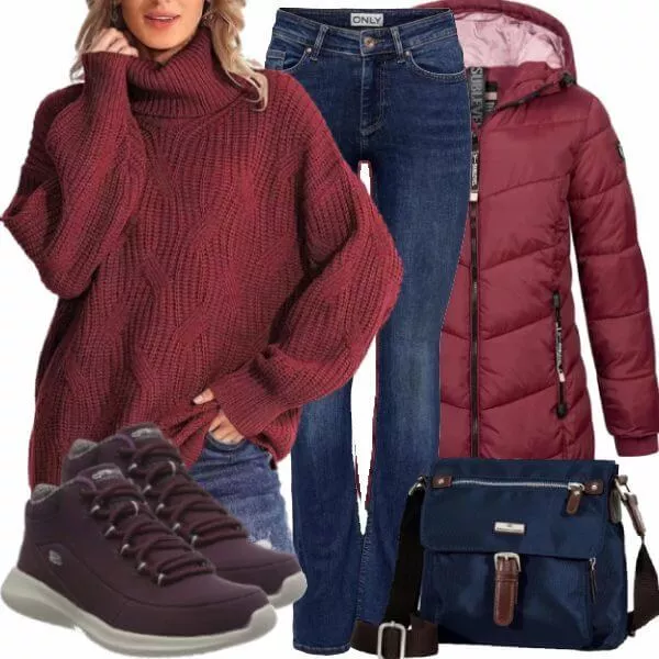 Winter Outfits Komplette Outfit für Frauen