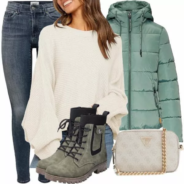 Winter Outfits Damen Komplette Outfit