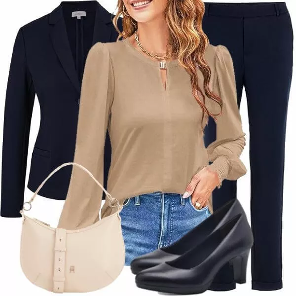 Business Outfits Elegantes Outfit für Damen