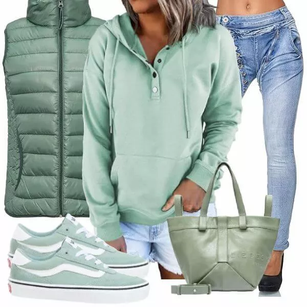 Frühlings Outfits Casual Outfit für Damen