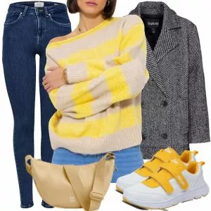 Frühlings Outfits Damen Komplette Outfit