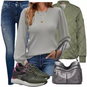 Frühlings Outfits Damenoutfit für Frühlings