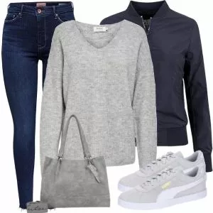 Frühlings Outfits Damen Komplette Outfit