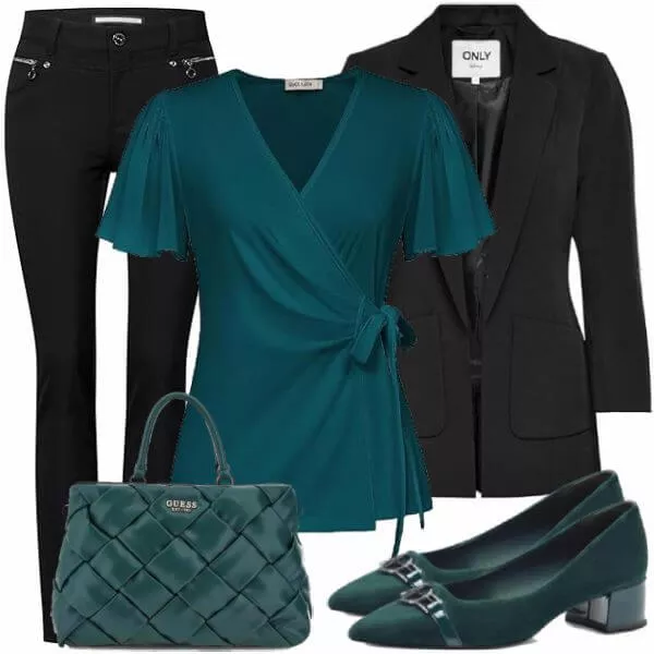 Business Outfits Elegantes Outfit für Damen