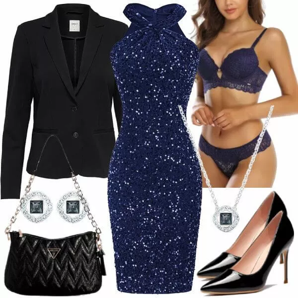 Party Outfits Moderner Party -Look Outfit