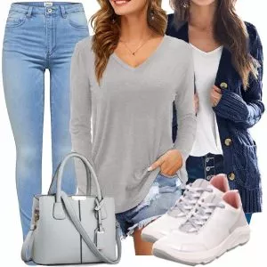 Frühlings Outfits Casual Outfit für Damen