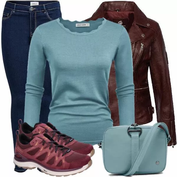 Frühlings Outfits Casual Outfit für Damen