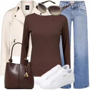 Frühlings Outfits Damenoutfit für Frühlings