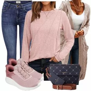 Frühlings Outfits Damen Komplette Outfit