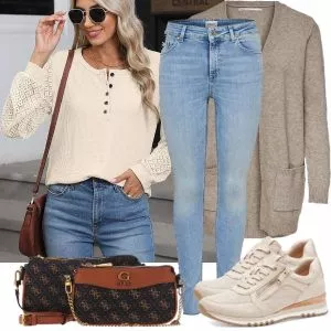 Frühlings Outfits Damenoutfit für Frühlings