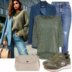 Frühlings Outfits Damenoutfit für Frühlings