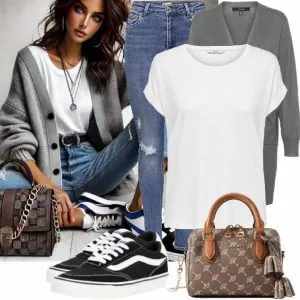 Frühlings Outfits Stylische Kombination für den Frühling