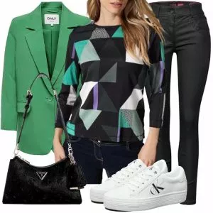 Frühlings Outfits Stylische Frauen Outfit