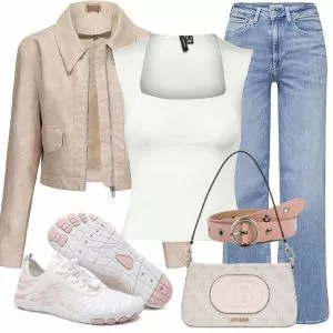Frühlings Outfits Stylische Frauen Outfit