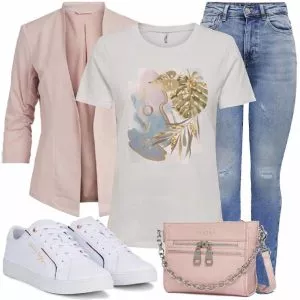Frühlings Outfits Stylische Kombination für den Frühling