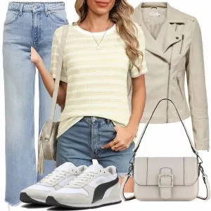 Frühlings Outfits Damenoutfit für Frühlings