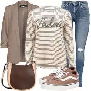 Frühlings Outfits Casual Outfit für Damen