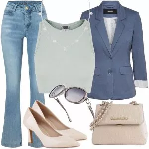 Frühlings Outfits Stylische Frauen Outfit