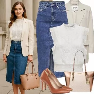 Frühlings Outfits Stylische Kombination für den Frühling