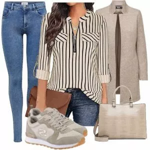 Frühlings Outfits Casual Outfit für Damen
