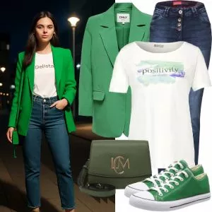 Frühlings Outfits Damenoutfit für Frühlings