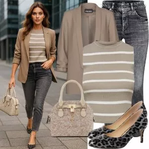 Frühlings Outfits Stylische Frauen Outfit