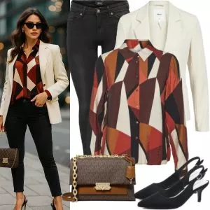 Business Outfits Elegantes Outfit für Damen