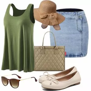 Sommer Outfits Komplette Outfit für Frauen