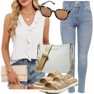 Sommer Outfits Komplette Outfit für Frauen