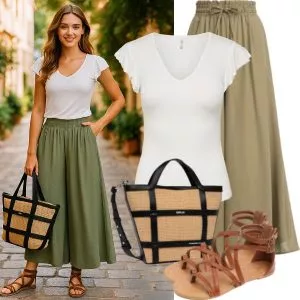 Sommer Outfits Komplette Outfit für Frauen