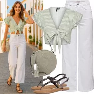 Sommer Outfits Stylische Frauen Outfit