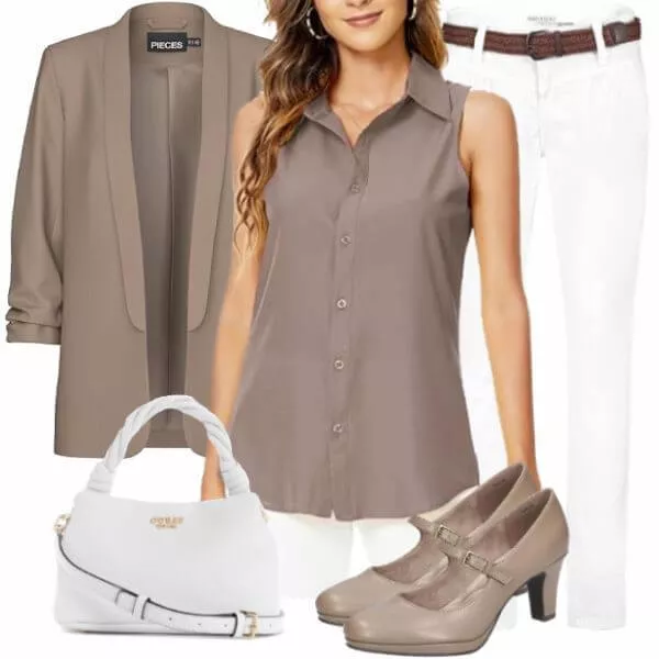 Business Outfits Elegantes Outfit für Damen