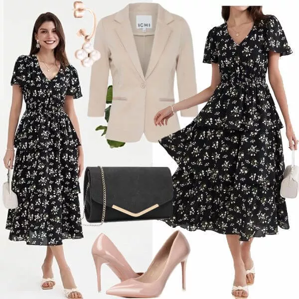 Party Outfits Moderner Party -Look Outfit
