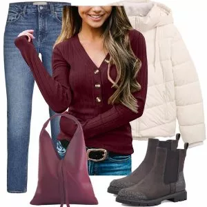 Herbst Outfits Stylische Frauen Outfit