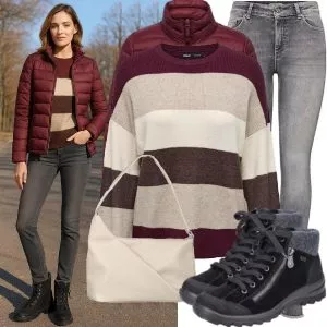 Herbst Outfits Damen Komplette Outfit