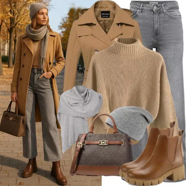 Herbst Outfits Damen Komplette Outfit