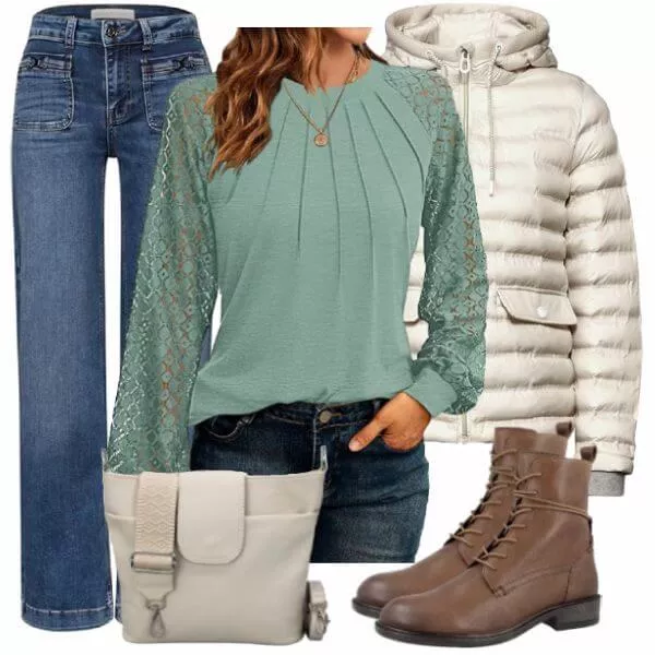 Winter Outfits Damen Komplette Outfit