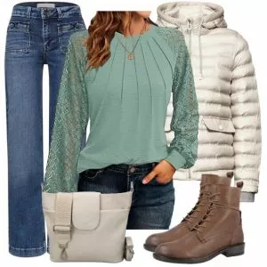 Winter Outfits Damen Komplette Outfit
