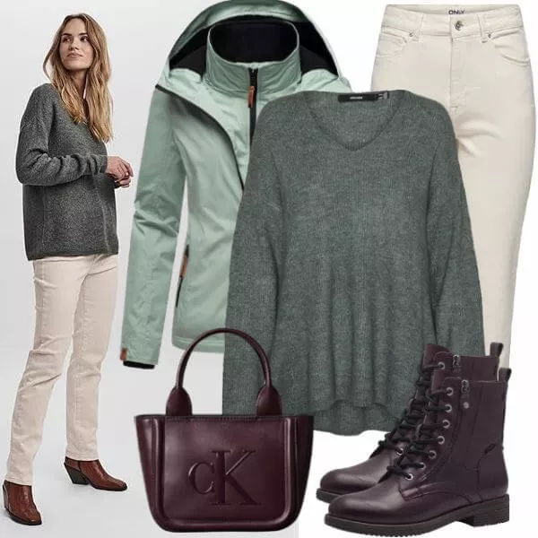 Winter Outfits Moderner Winter-Look Outfit